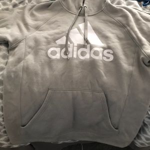 Adidas men’s gray hoodie
